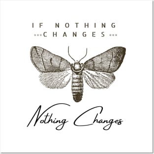 If nothing changes, nothing changes Posters and Art